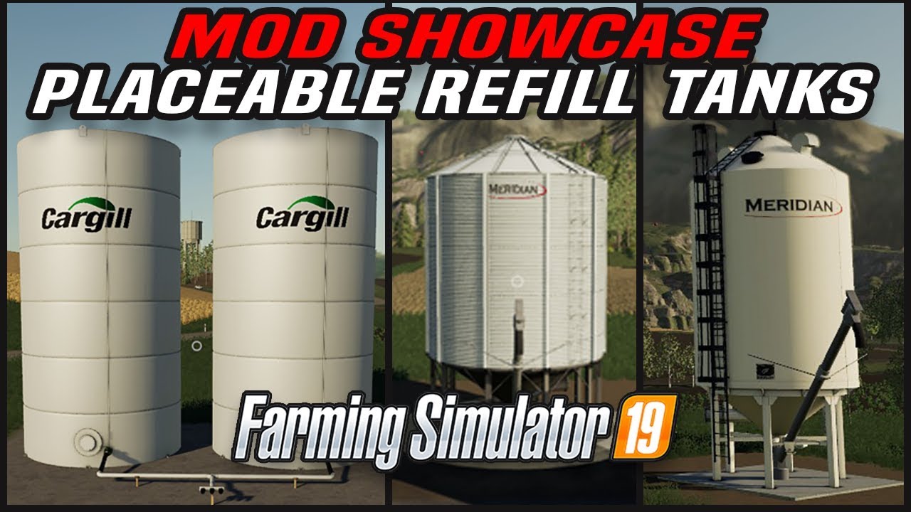 NO MORE BUYING PALLETS!!! - FIRST FS19 PLACEABLE TANKS MOD