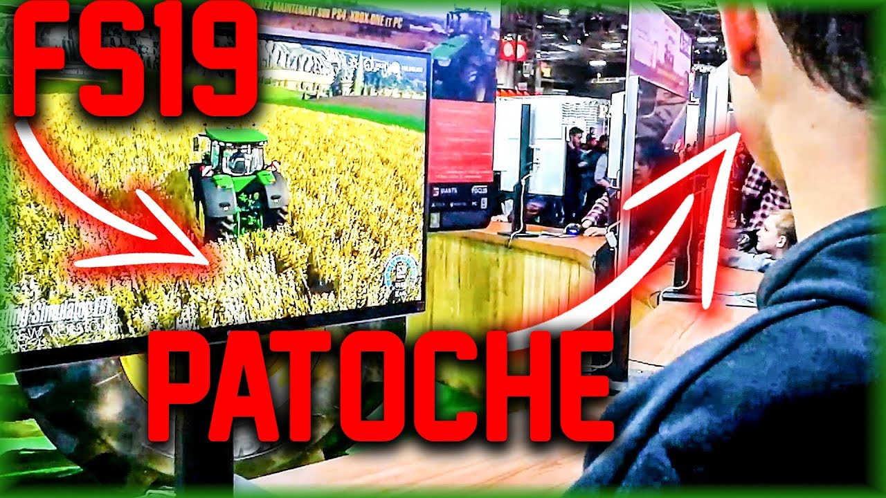 PATOCHE FAIT LE NOOB SUR FARMING SIMULATOR 19 ! (PGW)