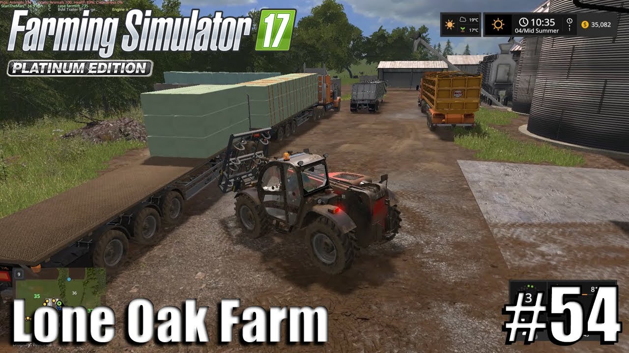 SELLING SILAGE | Lone Oak Farm | Timelapse # 54 | Farming Simulator 17
