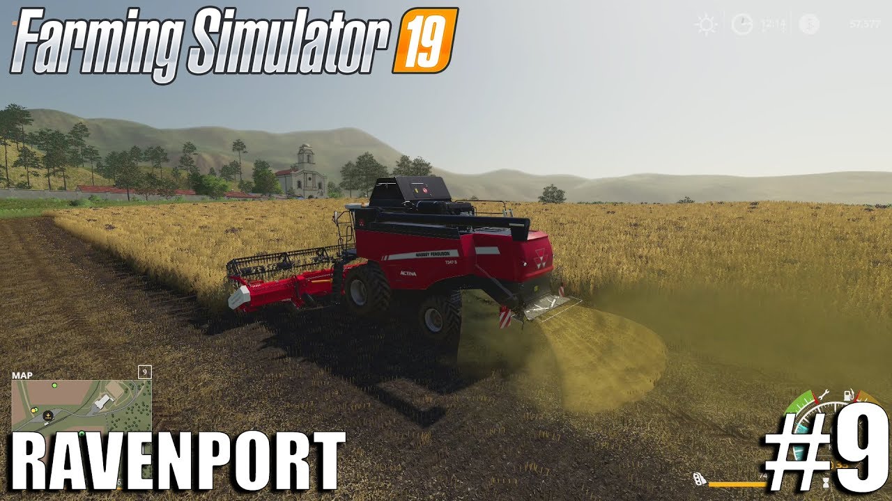 SOYBEANS HARVEST| Ravenport | Timelapse #9 | Farming Simulator 19