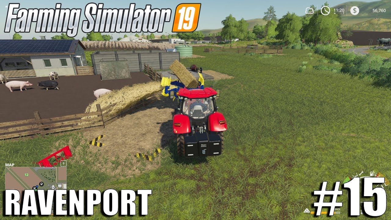 THE PIGS HAVE ARRIVED| Ravenport | Timelapse #15 | Farming Simulator 19