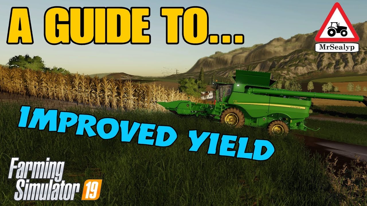 A Guide to... IMPROVED YIELD! Farming Simulator 19, PS4, Tutorial.