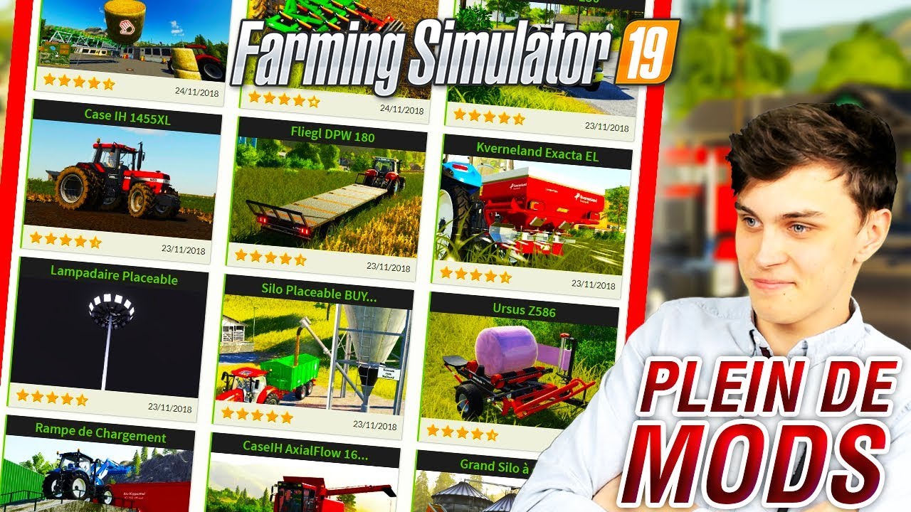 AVOIR PLEINS DE MODS FS19 | MON PLUS GROS PROJET ! (FARMING SIMULATOR 19)
