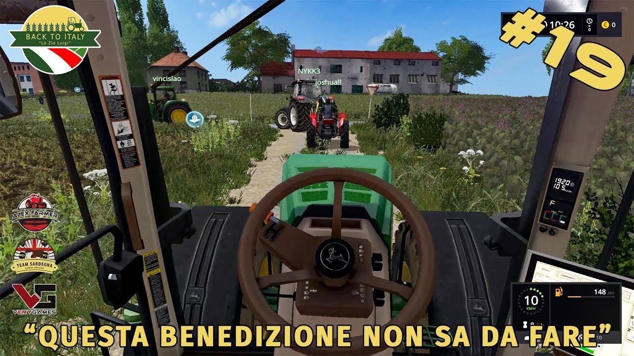 BACK TO ITALY QUESTA BENEDIZIONE NON SA DA FARE - CON NYKK3 - ALEX FARMER FARMING SIMULATOR 17