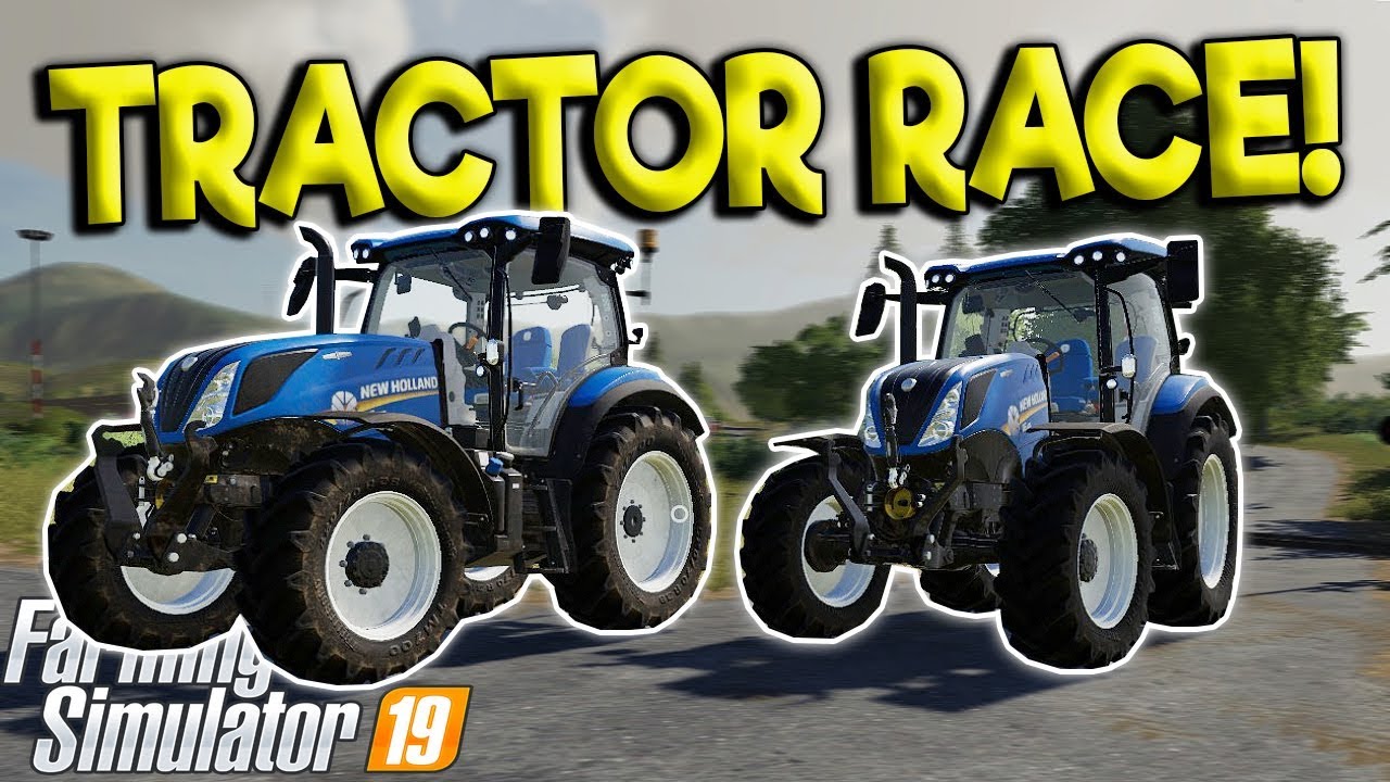 BAD FARMERS RACE & CRASH TRACTORS! - Farming Simulator Multiplayer 19 Gameplay