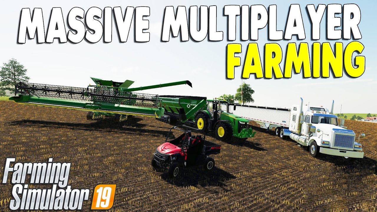 BIG $5,000,000 MULTIPLAYER FARM CREW | Release Party | Farming Simulator 19 Gameplay