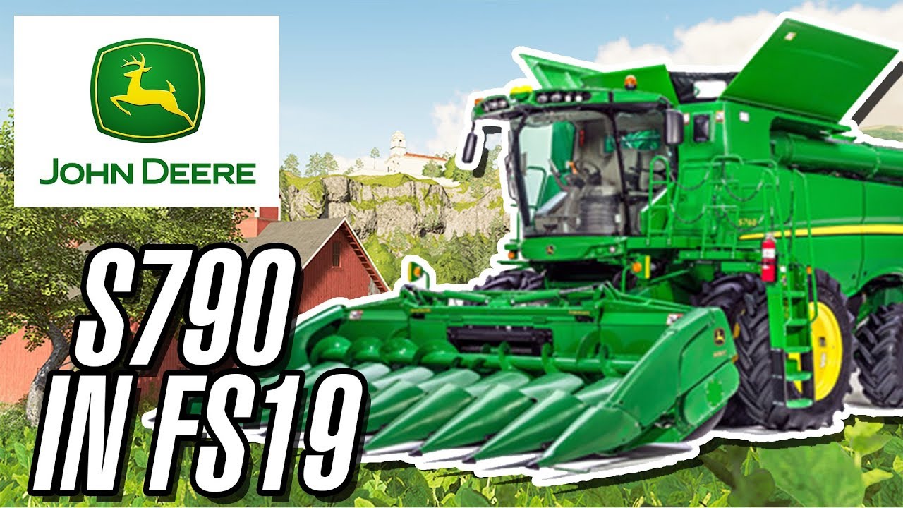 BIG NEWS!! JOHN DEERE S790 COMBINE WILL BE IN FARMING SIMULATOR 19!