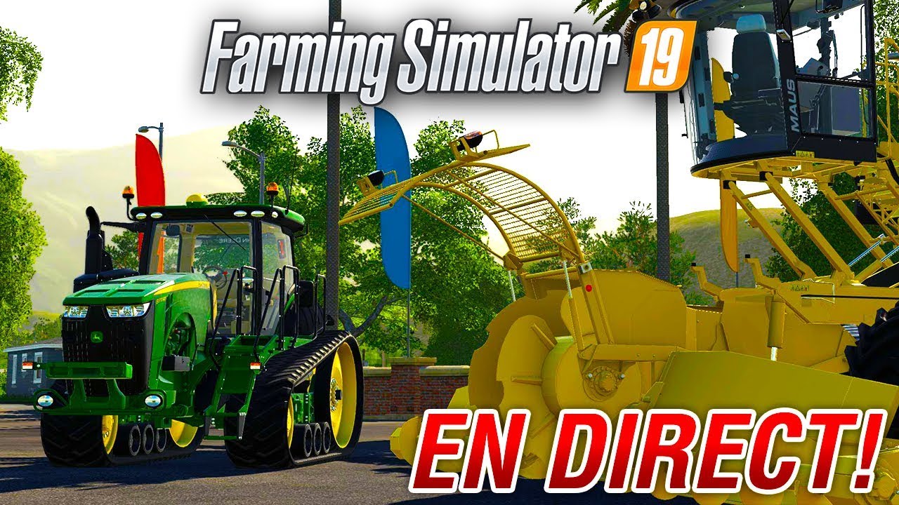 CONSTRUCTION DE FERME ! (FARMING SIMULATOR 19 LIVE)
