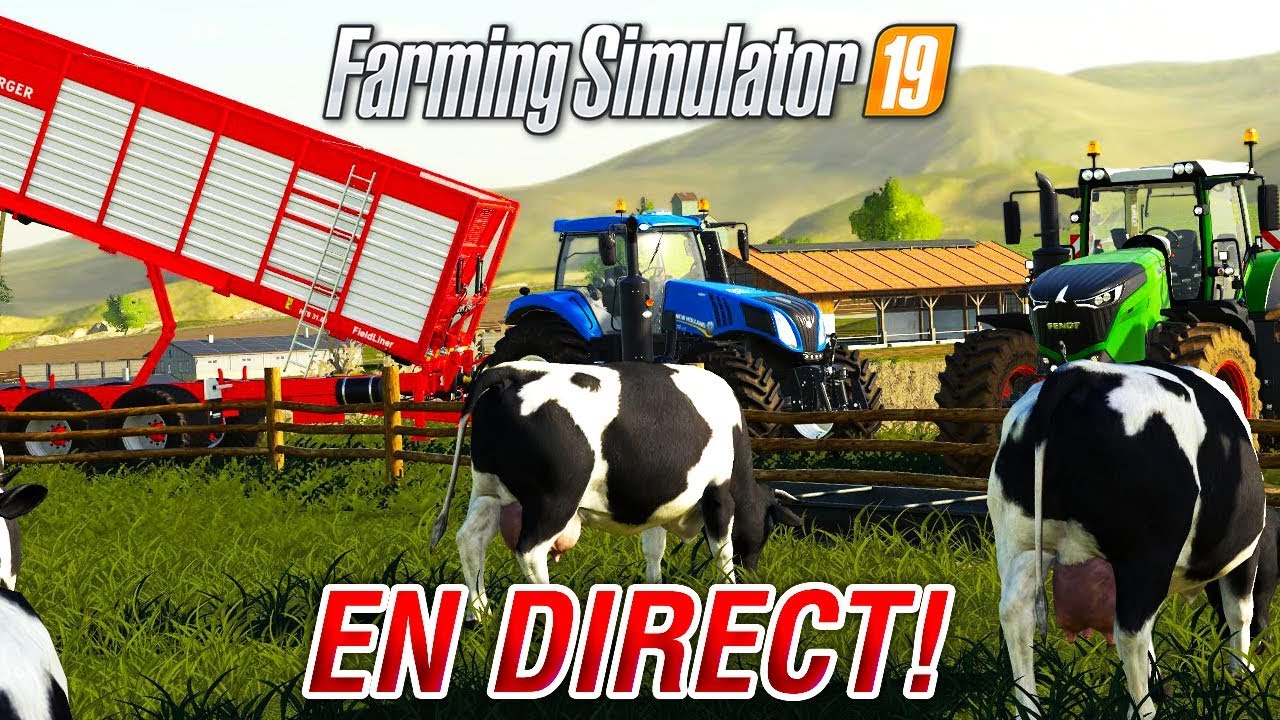 DES ANIMAUX ET DES MACHINES DE OUF ! (FARMING SIMULATOR 19 LIVE)