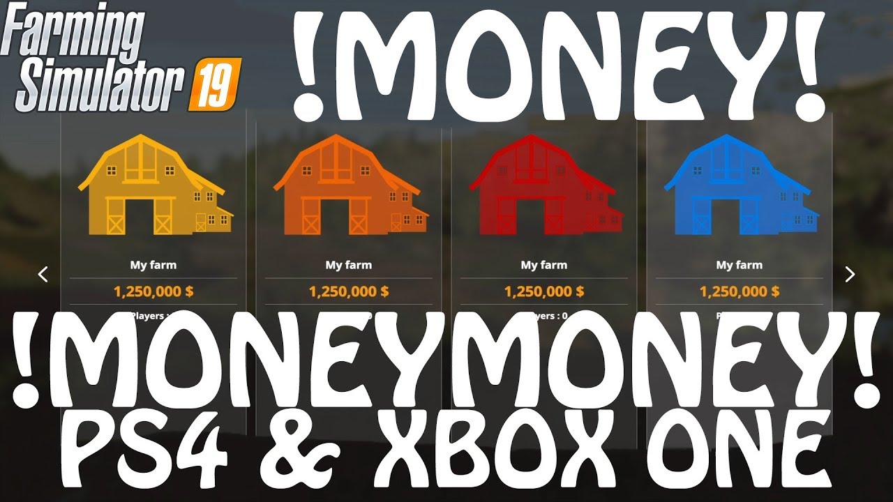 EASY MONEY CHEAT on PS4 & XBOX ONE in Farming Simulator 2019 | 100 MILLION in 10 MINUTES | LS19