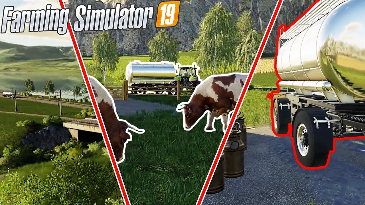 FARMING SIMULATOR 19 | DÉCOUVERTE DU TRANSPORT DE LAIT !!