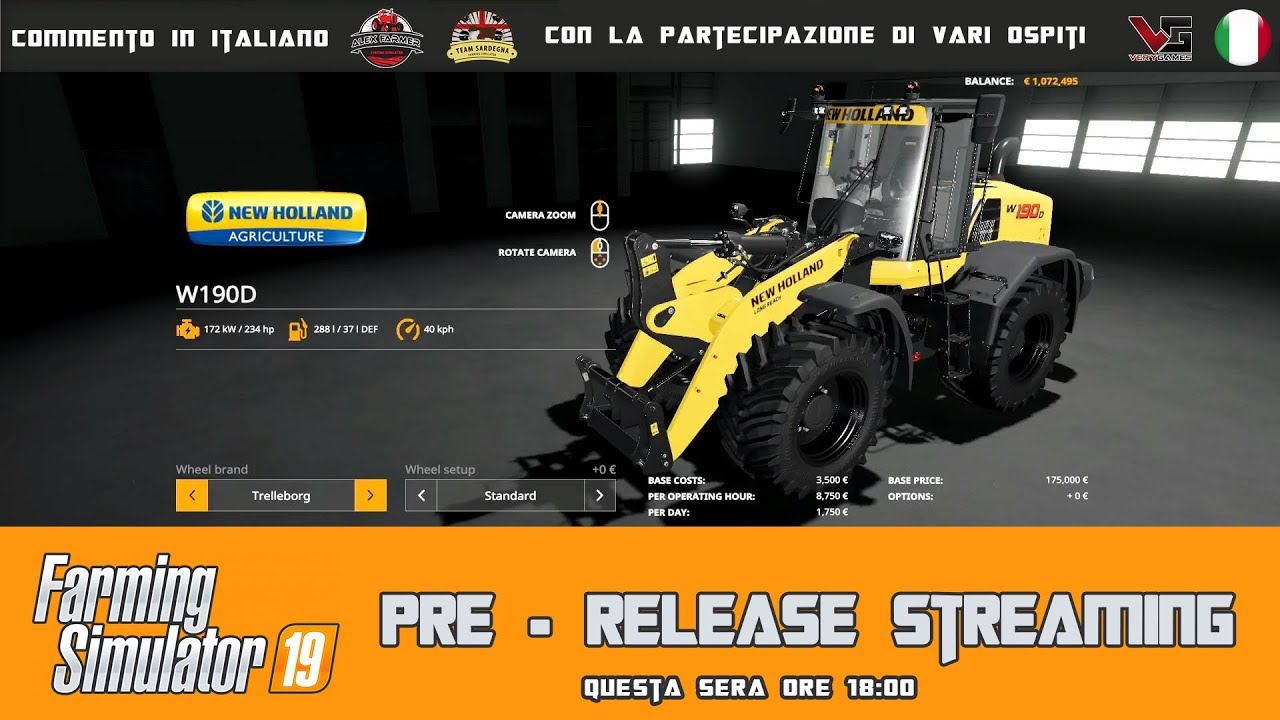 FARMING SIMULATOR 19 PRE RELEASE COSA CI FARANNO VEDERE?  ALEXFARMER
