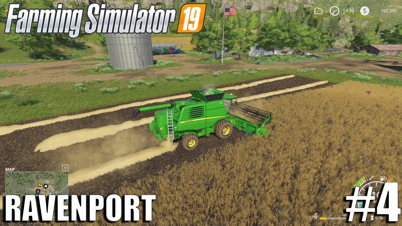 FIRST HARVEST| Ravenport | Timelapse #4 | Farming Simulator 19