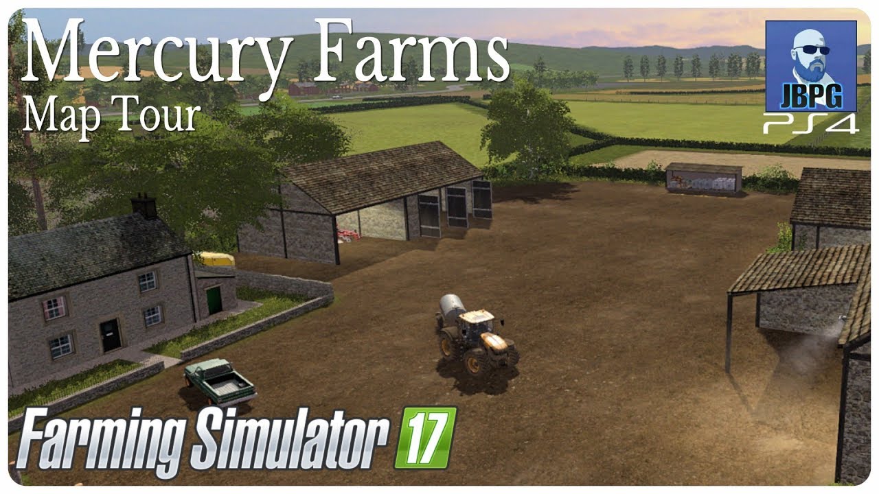 FS17 PS4: Mercury Farms Map Tour