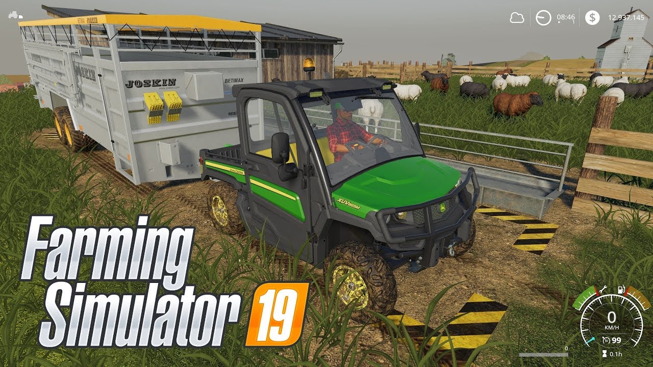 FS19 | #4 Borregos para Barbacoa | UTV XUV 835M John Deere | Farming Simulator 19
