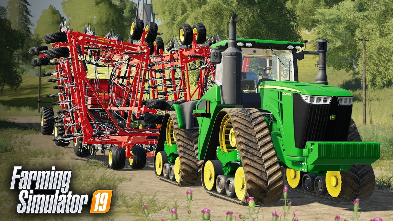 FS19- ADDING "THE BEAST" TO THE PLANTING OPERATION | FIRST JOHN DEERE MOD 9RX