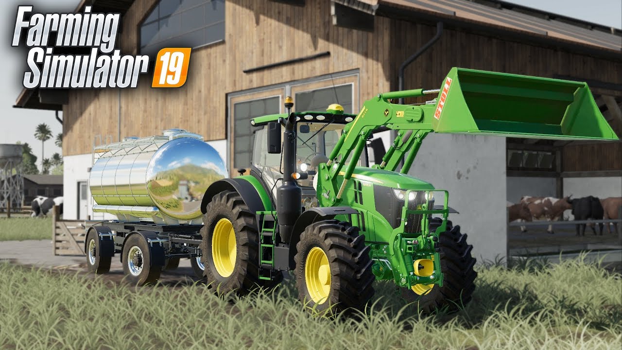 FS19- BEING THE MILK MAN FOR THE DAY! DELIVERING MILK TO THE RESTAURANT