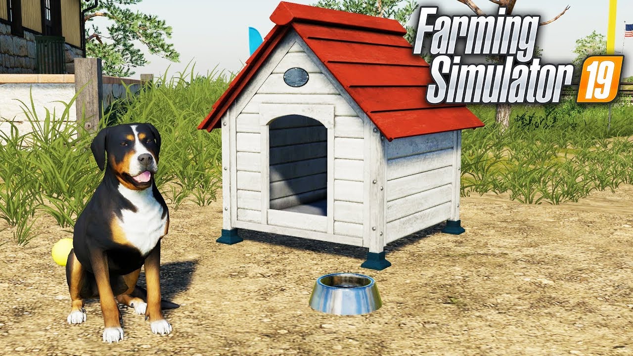 FS19- MEET REX! THE FARM DOG | ANIMAL TOUR FOR FARMING SIMULATOR 2019
