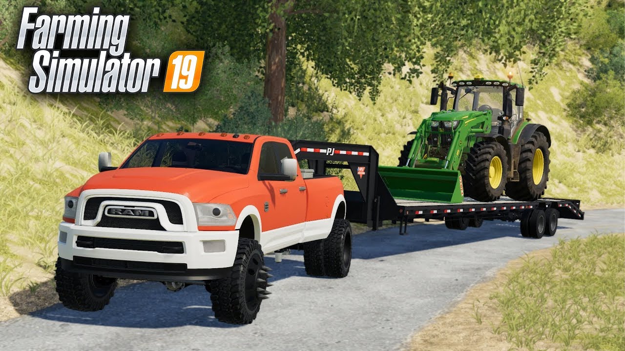 FS19- PUTTING THE FARM TRUCK TO WORK! TAKING THE 6R TO GET SERVICED | EP #8