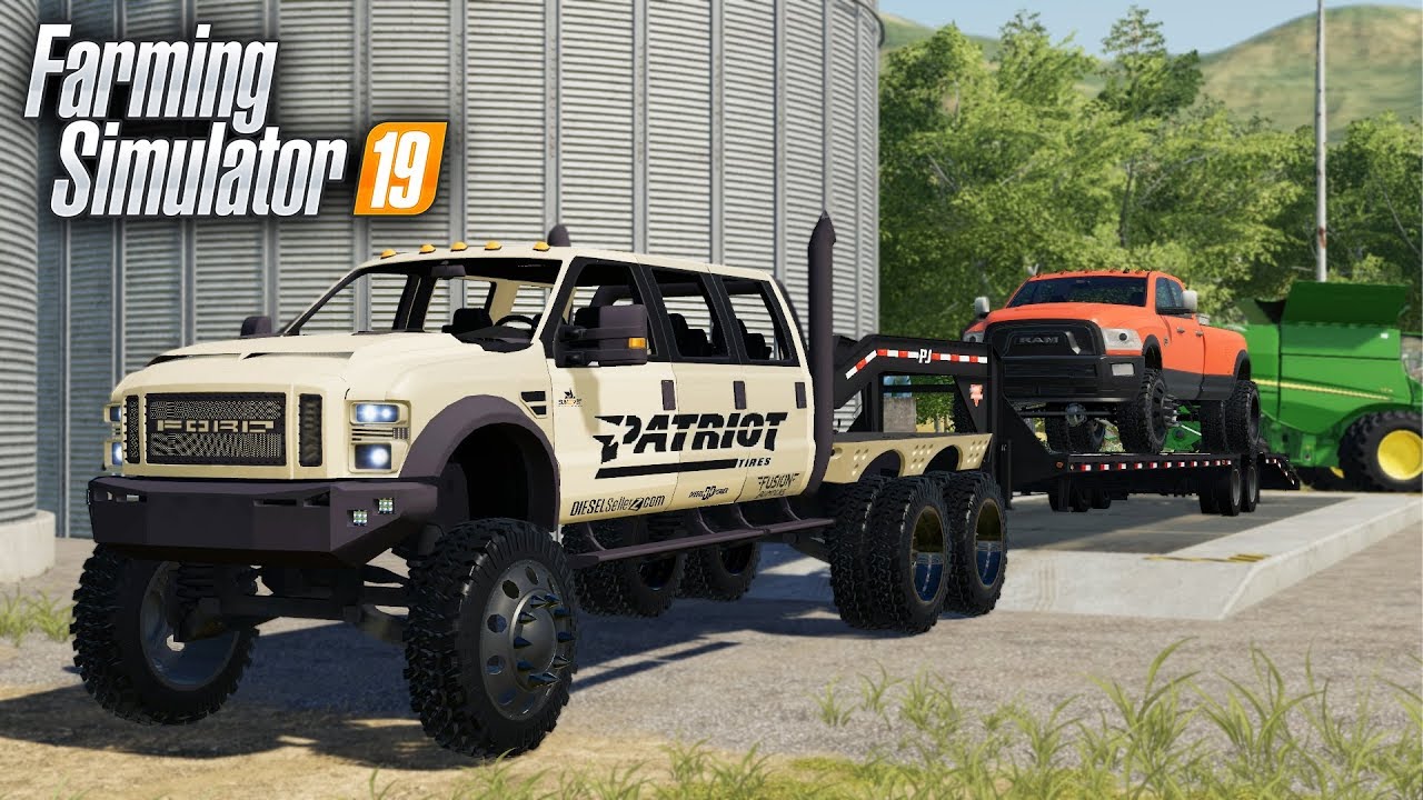 FS19- TIME FOR A NEW FARM TRUCK: HELLO F-550 SUPER SIX! (DIESEL SELLERS)