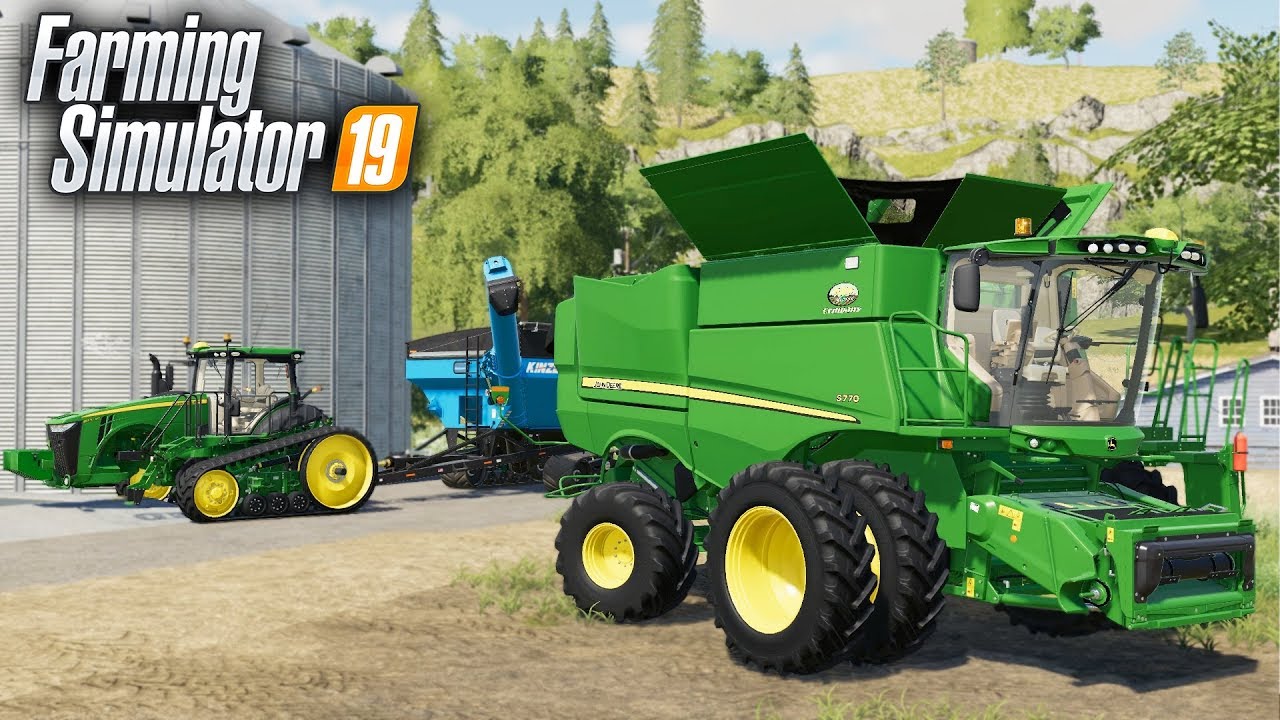 FS19- UPGRADING TO THE "AMERICANIZED" JD S770 & 8RT! PREPPING FOR SOYBEAN HARVEST