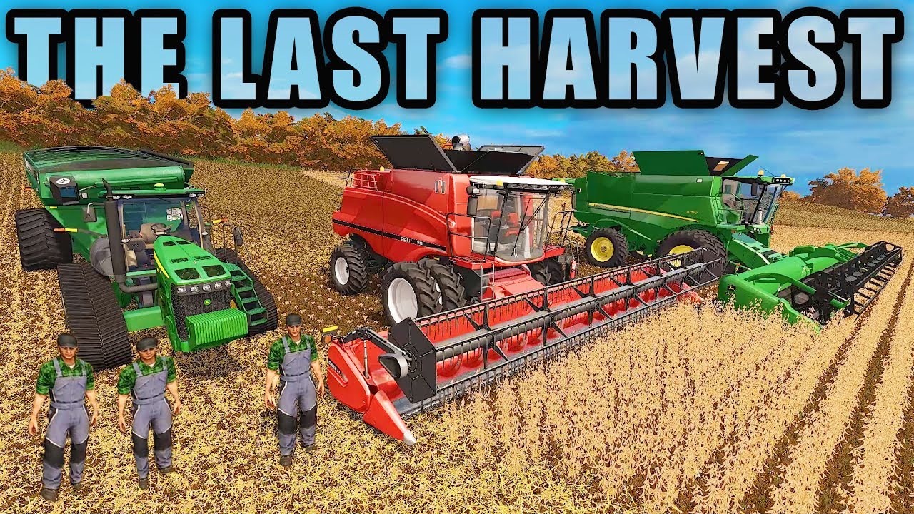 FULL THROTTLE THROUGH HARVEST! LAST HARVEST ON YOTE FARMS FOR FS17 | FARMING SIMULATOR 2017