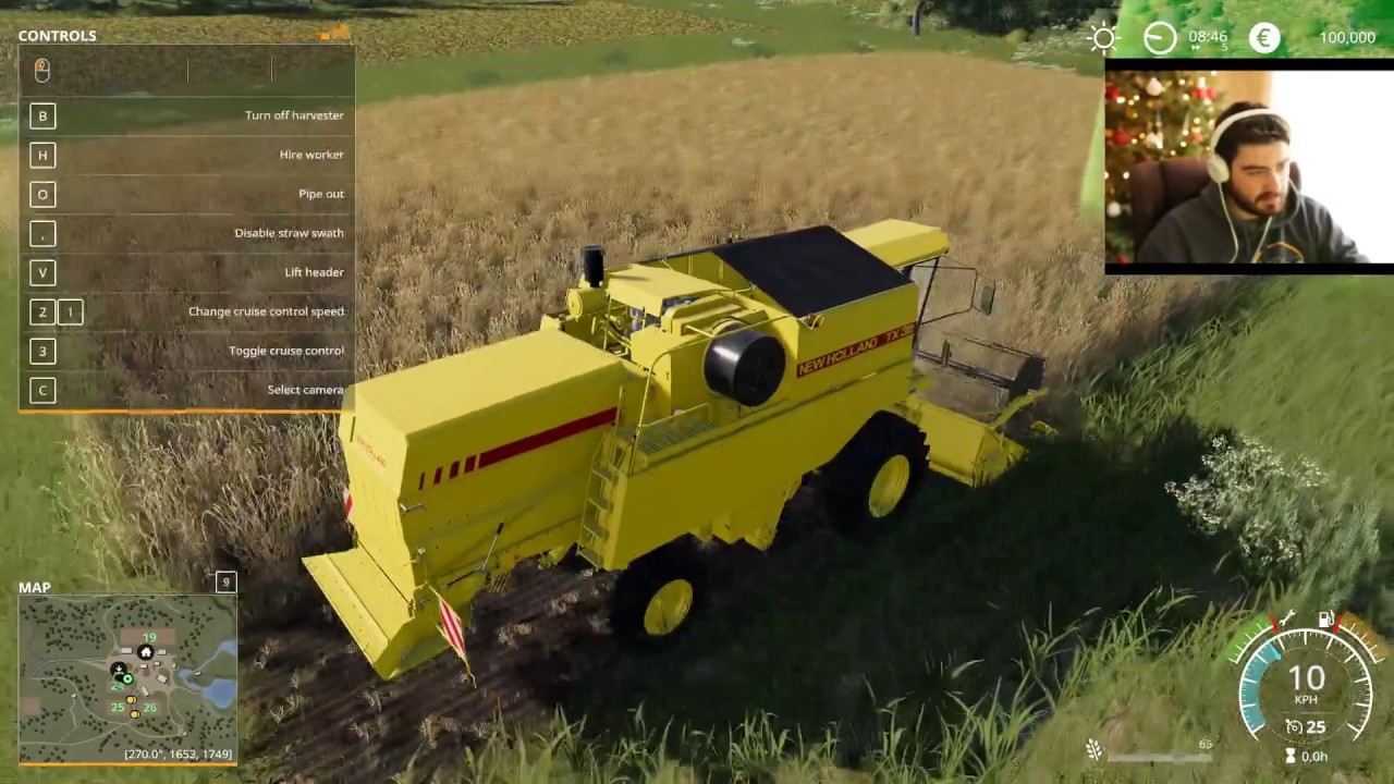 Farmer Plays Farming Simulator