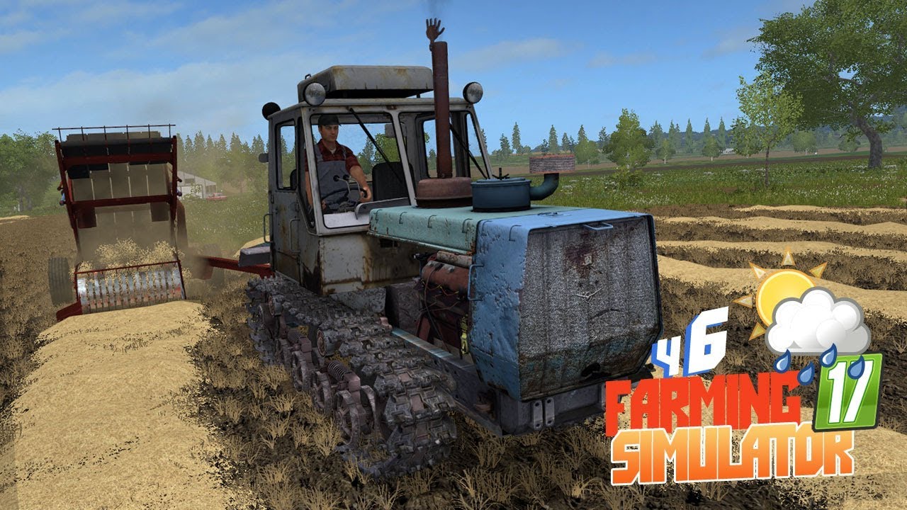 Farming Simulator 17 - Гусянчик Т-150 лучший трактор? Гошу не обманешь!
