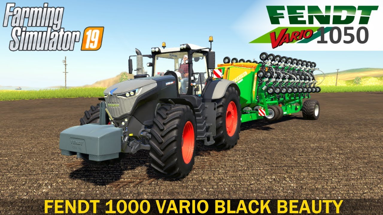 Farming Simulator 19 FENDT 1000 VARIO BLACK BEAUTY TRACTOR