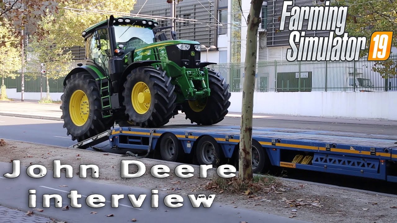 Farming Simulator 19 | John Deere interview (subtitled to English)