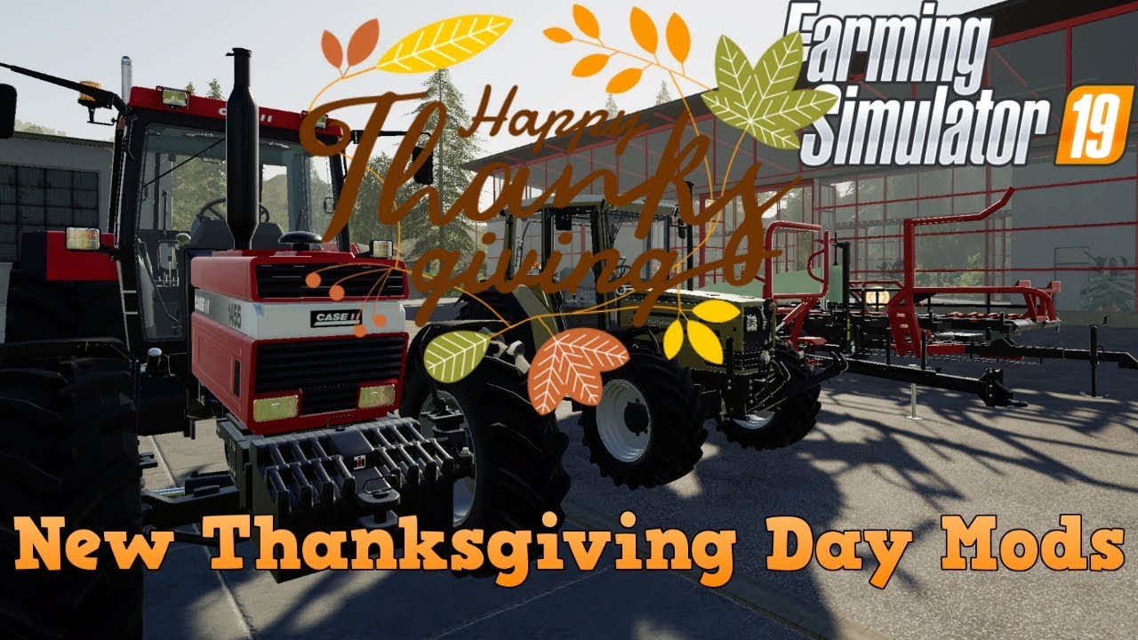 Farming Simulator 19 NEW Thanksgiving Day Mods