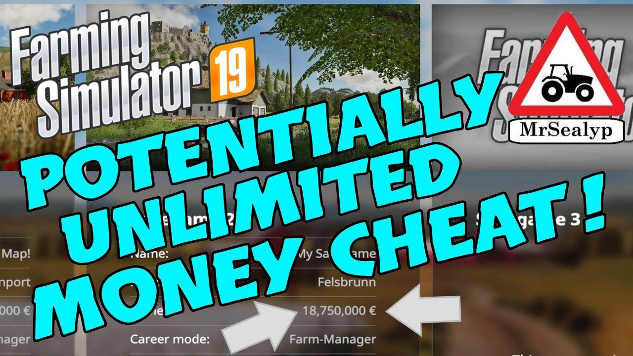 Farming Simulator 19, PS4. Potentially Unlimited MONEY CHEAT! (Special Episode)