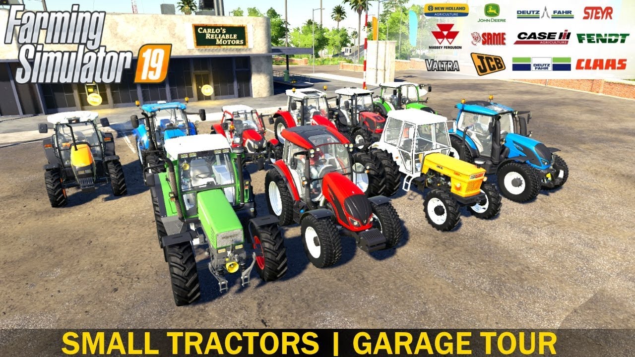 Farming Simulator 19 SMALL TRACTORS | Garage Tour