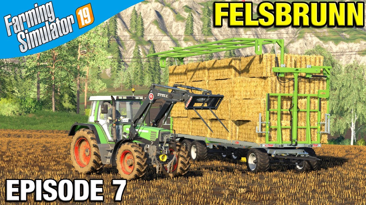 Farming Simulator 19 Timelapse - Felsbrunn FS19 Episode 7 BALE HANDLING