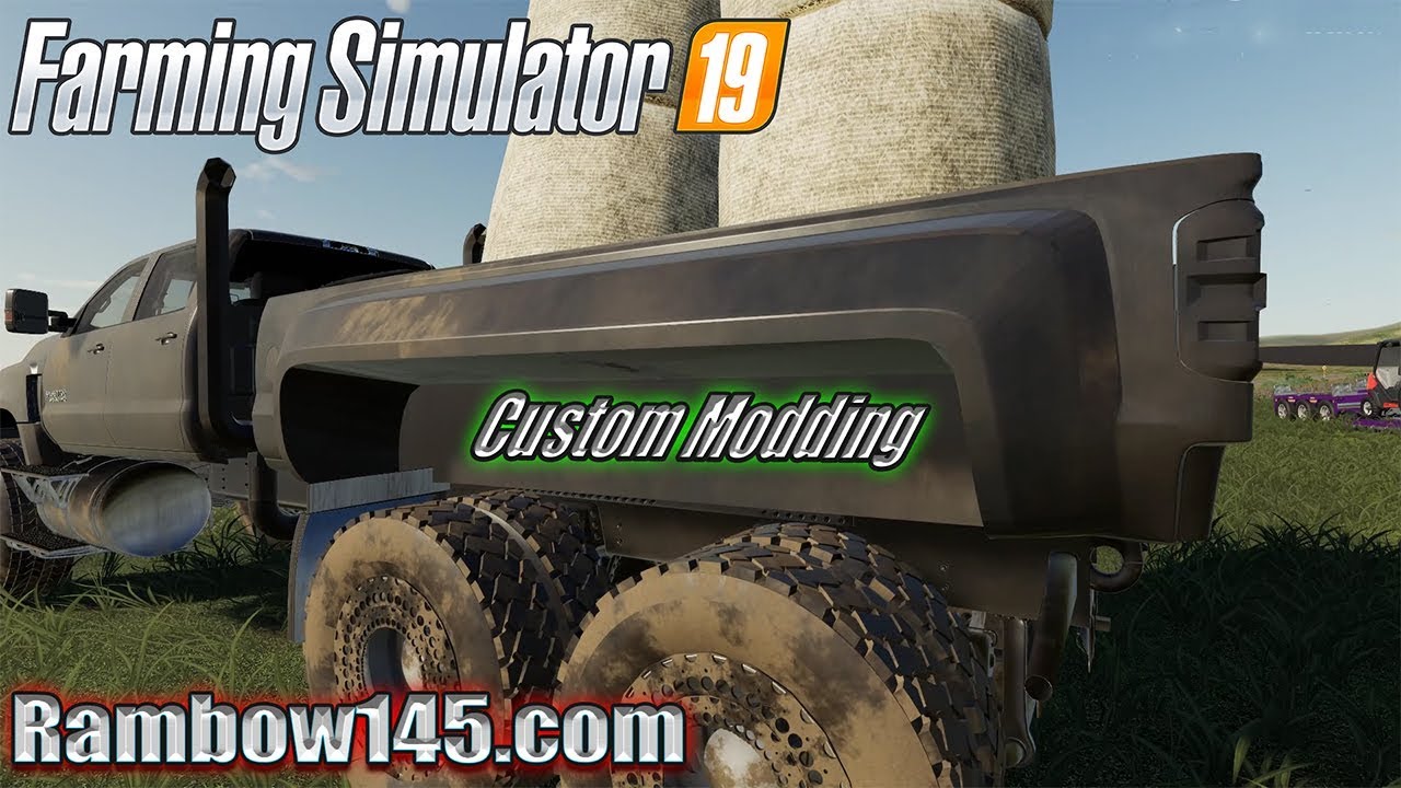Farming simulator 19 - Custom Chevy c4500 6x6 Turbo Diesel!
