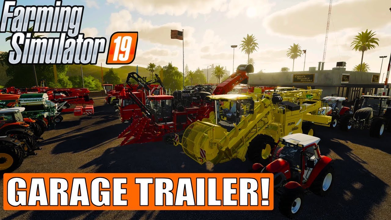'GARAGE TAILER!' Farming Simulator 19
