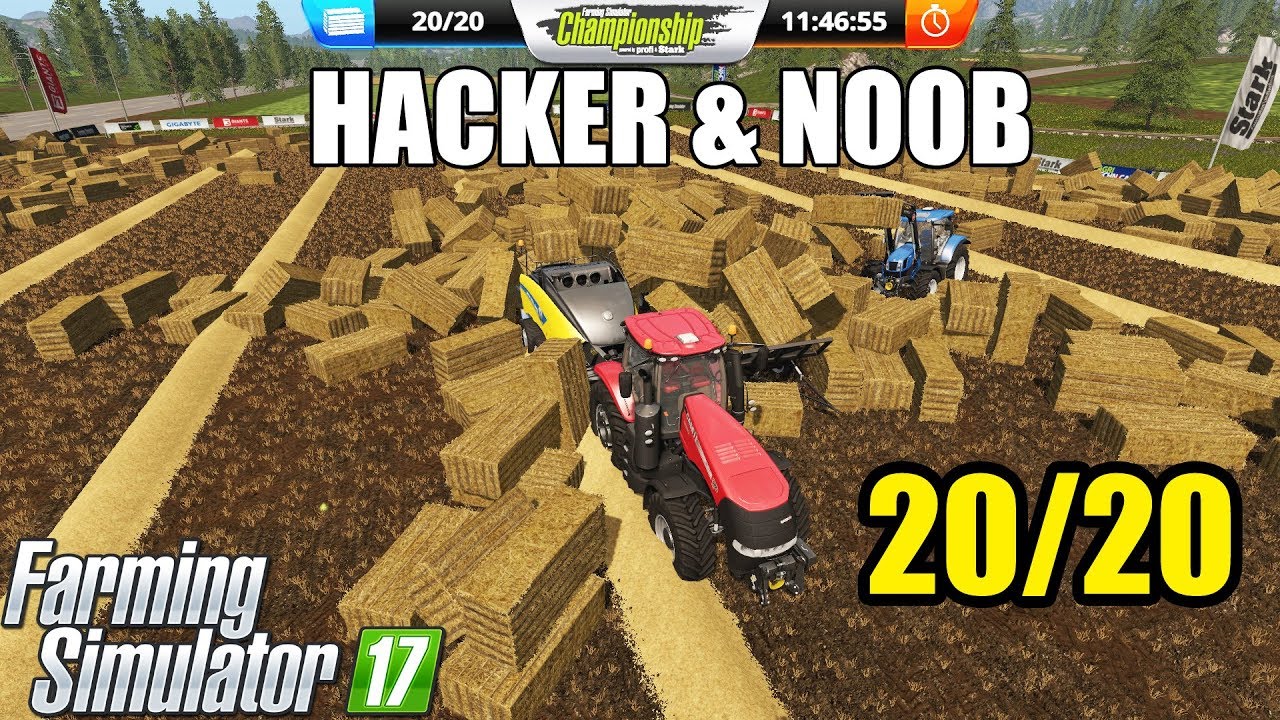 HACKER & NOOB | on Farming Simulator 17 Championship