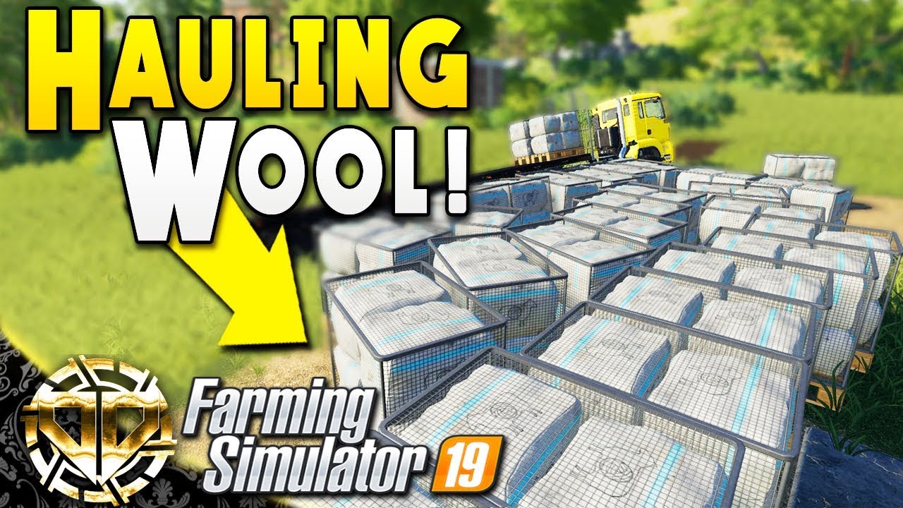 HAULING TONS OF WOOL AND COTTON : Farming Simulator 19 Gameplay : Ravenport EP 12