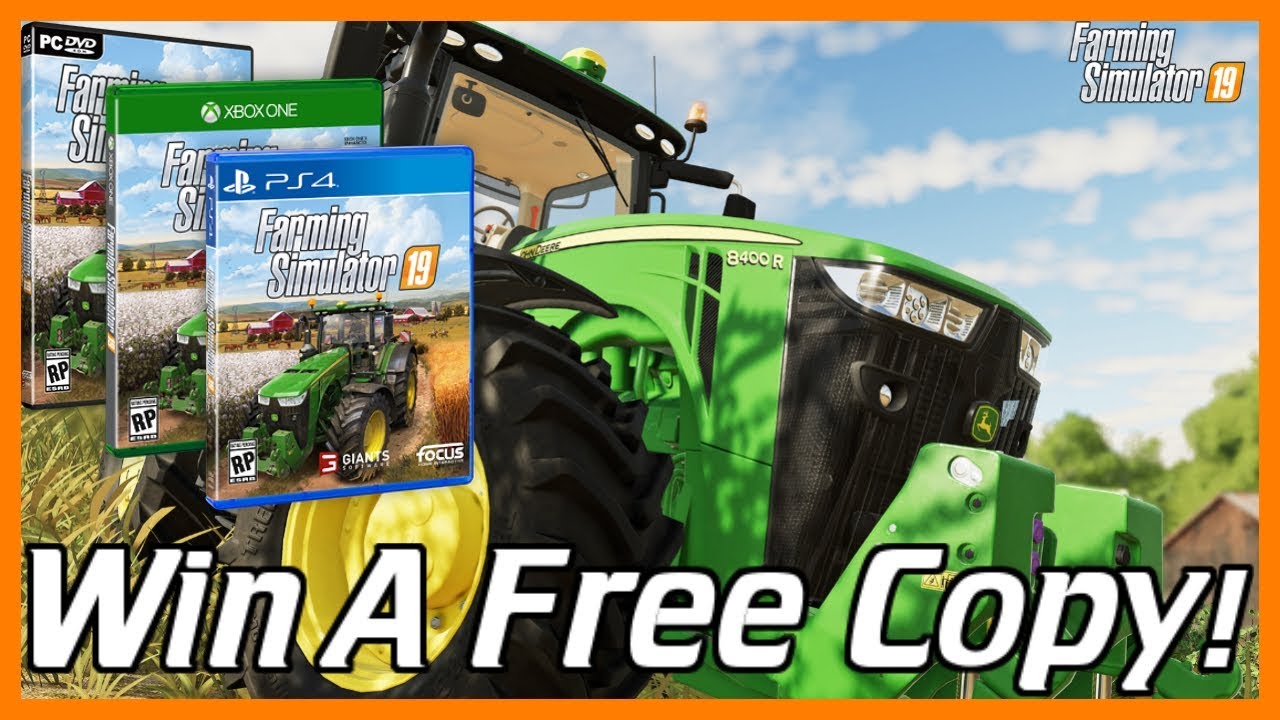 HOW TO WIN A FREE COPY OF FARMING SIMULATOR 19 FOR PC, XBOXONE, OR PS4! (Week 7 of 8)