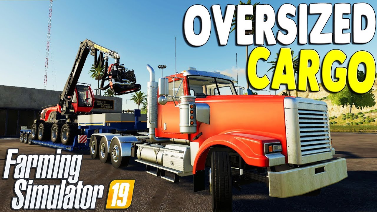 HUGE CARGO CONVOY & LOGGING CAMP SETUP | Farming Simulator 19 Gameplay