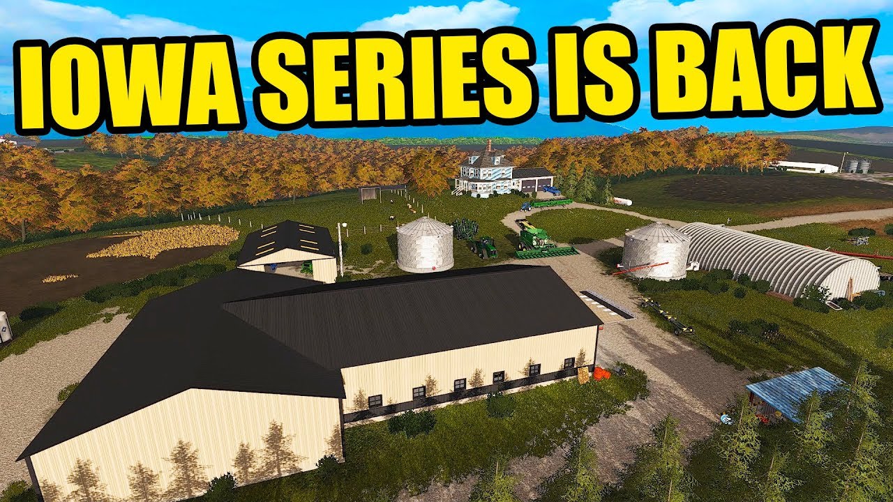 IOWA FARMING SERIES IS BACK! FINSIHING UP HARVEST FOR THE WINTER | EP #96 | FARMING SIMULATOR 2017