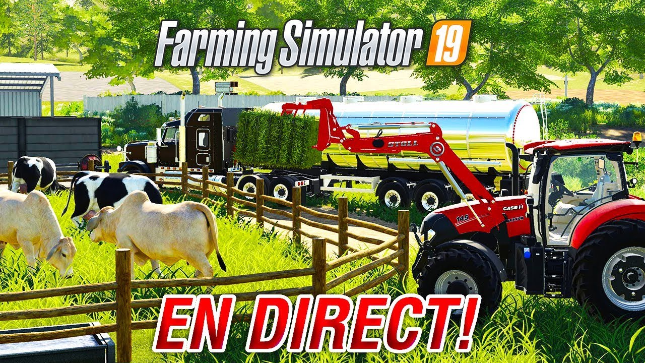 LES AMERICAINS EN MULTIJOUEURS ! (FARMING SIMULATOR 19 LIVE)