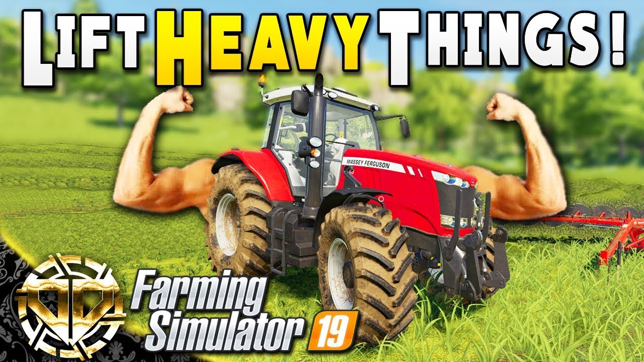 LIFTING HEAVY THINGS MOD : Farming Simulator 19 Gameplay : Ravenport EP 8