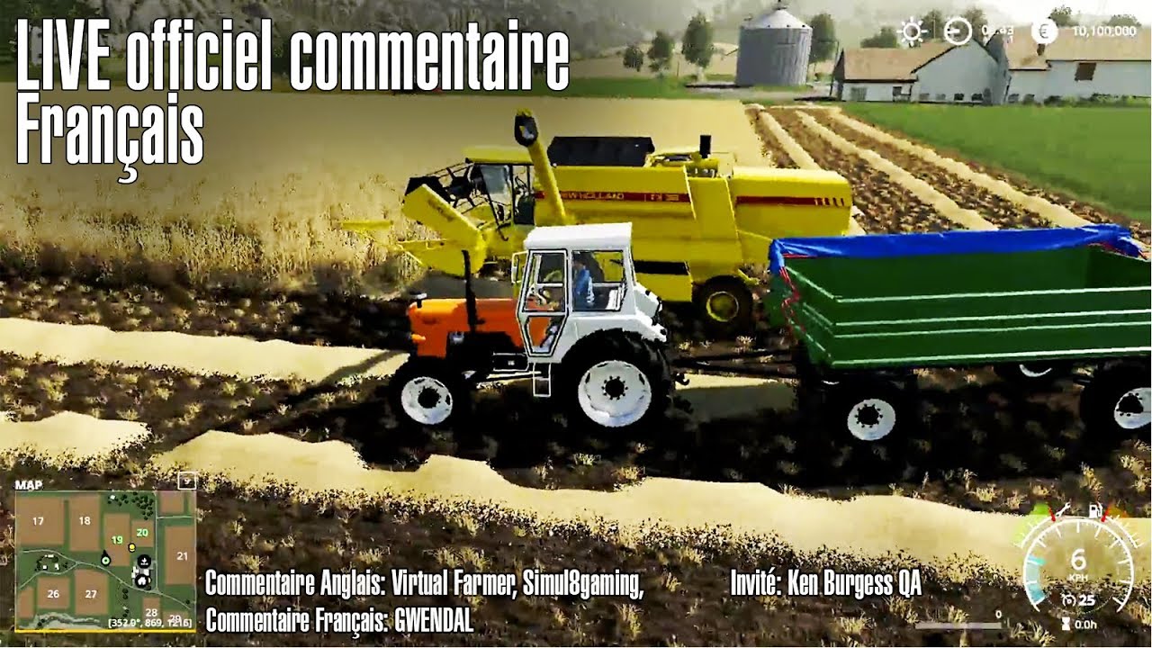 LIVE FARMING SIMULATOR 19 | COMMENTAIRE FRANÇAIS QUESTION/REPONSE !!!