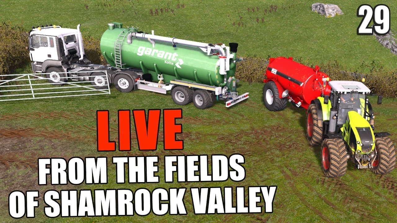 LIVE FROM THE FIELDS | Shamrock Valley | Farming Simulator 17 - #29