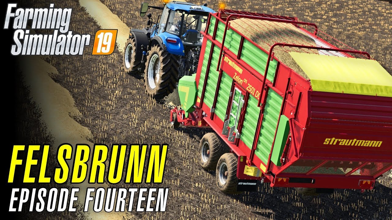 LOADING STRAW TO SELL | Let's Play Farming Simulator 19 | Episode 14