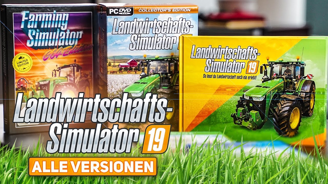 LS19: ALLE Versionen vom Landwirtschafts-Simulator 19 im Unboxing! | Farming Simulator 19