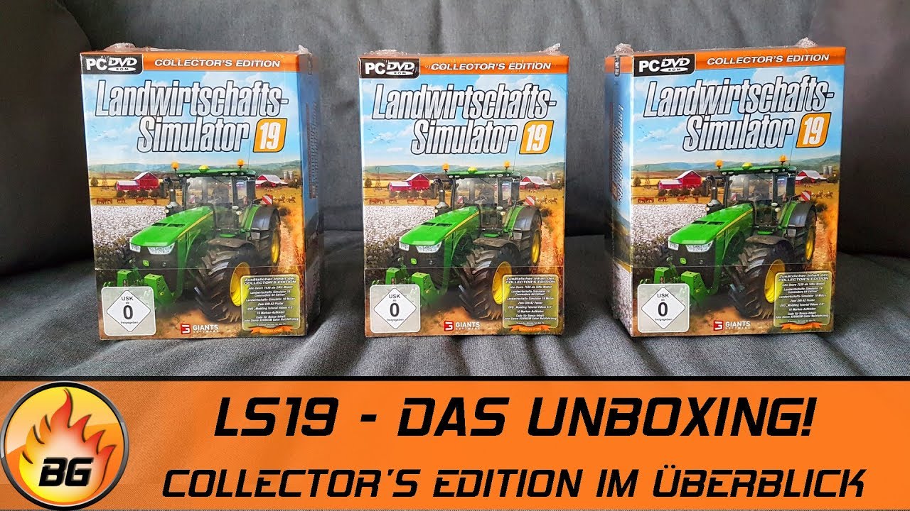 LS19 COLLECTORS EDITION: DAS UNBOXING! | Landwirtschafts Simulator 19 Unboxing [HD]