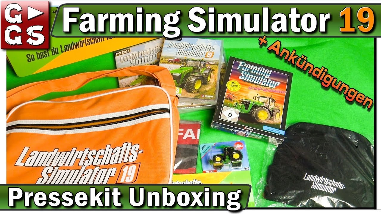 LS19 MEGA Pressekit UNBOXING und Ankündigungen!