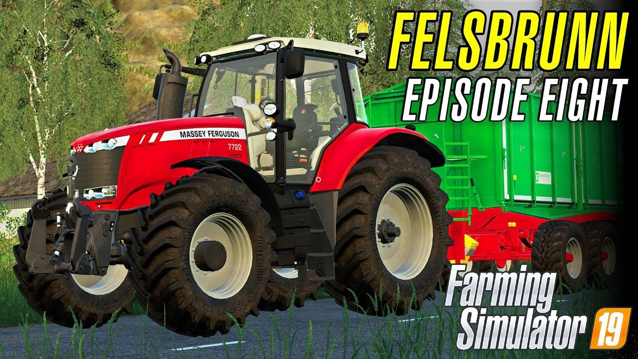MASSEY FERGUSON DAY | Let's Play Farming Simulator 19 | Episode 8